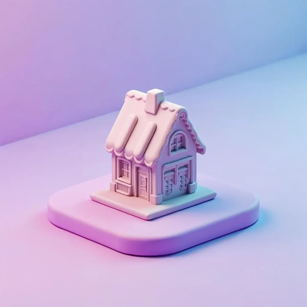 3D illustration of a single small storefront splitting into three connected storefronts
